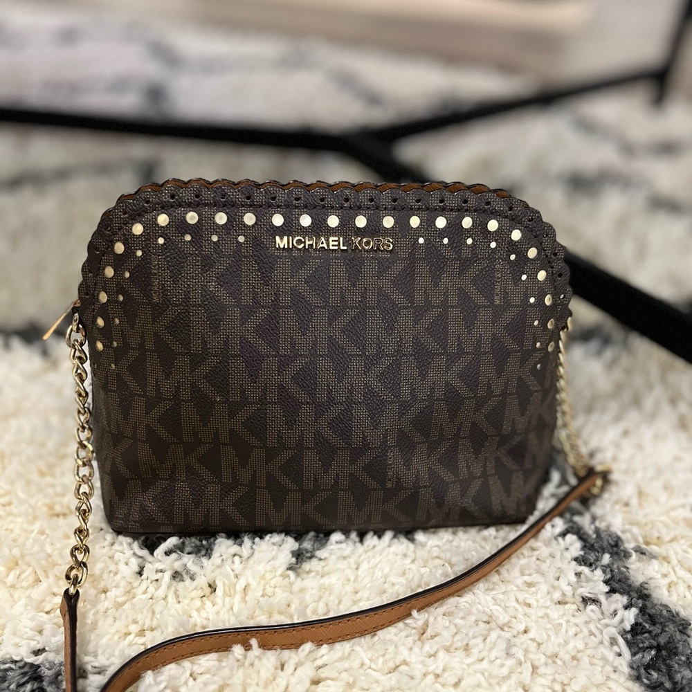Authentic Michael Kors Candy Dome, Crossbody Purse Handbag
